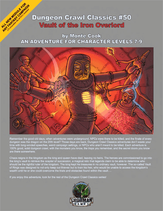 Dungeon Crawl Classics adventure Vault of the Iron Overlord