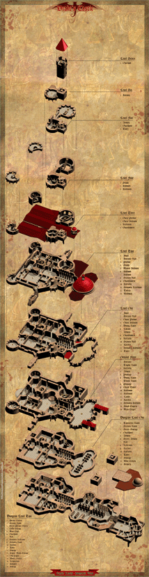 O-one Games Domain of Blood map - Count Vladimir Drawing Book