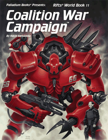 Coalition War Campaign supplement for Rifts