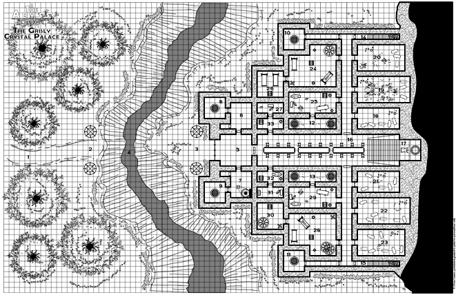 O-one Games Dwarven Depths expansion The Abyss map 12 The Grisly Crystal Palace
