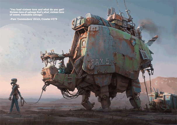 Salvage Union rulebook pages 250 and 251