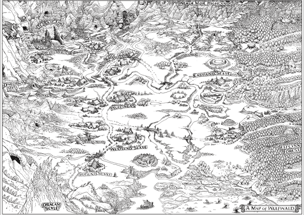 Wulfwald map by Russ Nicholson