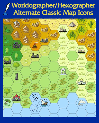 Worldographer Alternate Classic Icon Set