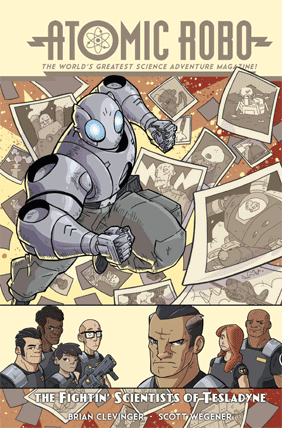 Atomic Robo graphic album The Fighting Scientists of Tesla-dyne