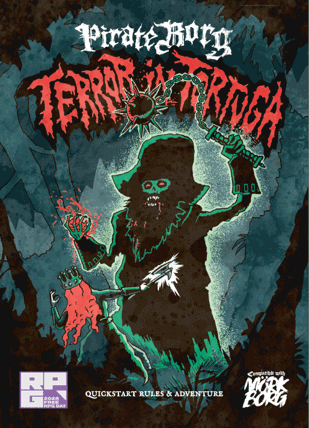 Terror in Tortuga adventure from the Pirate Borg Starter Set