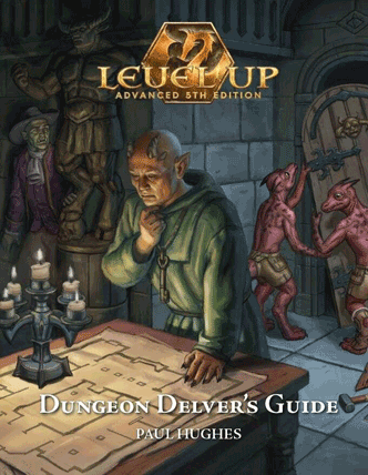 Dungeon Delvers Guide sourcebook for Level Up Advanced Fifth Edition Adventures