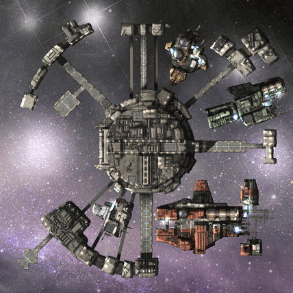Heroic Maps Lithilus Space Station Shipyard
