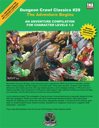 Dungeon Crawl Classics adventure 29 The Adventure Begins