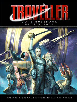 Mongoose Traveller roleplaying game core rulebook 2022