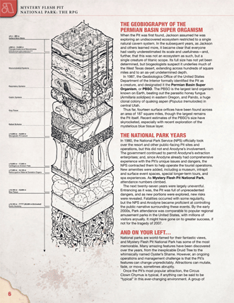 Mystery Flesh Pit National Park cutaway diagram