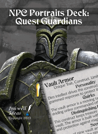 Quest Guardians NPC Portraits Deck from Inkwell Ideas