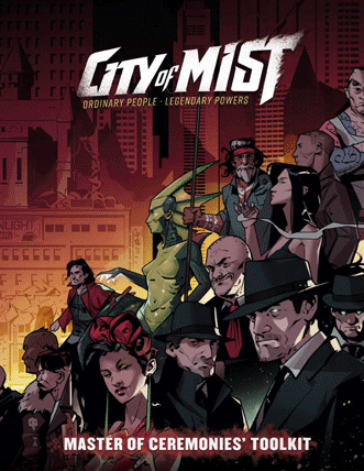 City of Mist roleplaying game Master of Ceremonies Toolkit rulebook