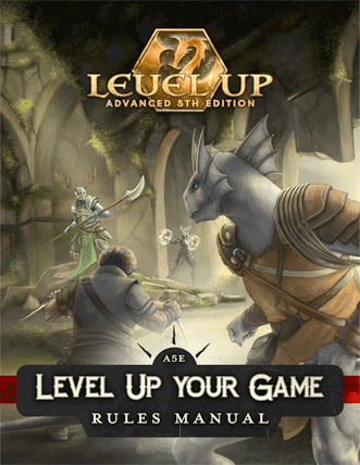 Level Up Advanced Fifth Edition Adventures Starter Box rulebook