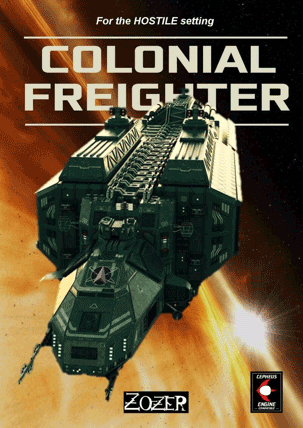 Colonial Freighter supplement for the Hostile roleplaying game
